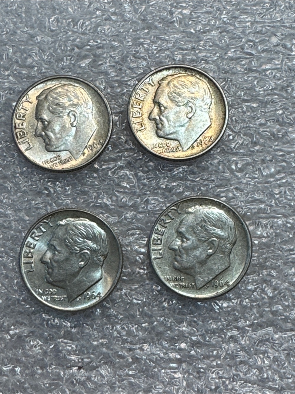Vintage 1964 Roosevelt Dimes